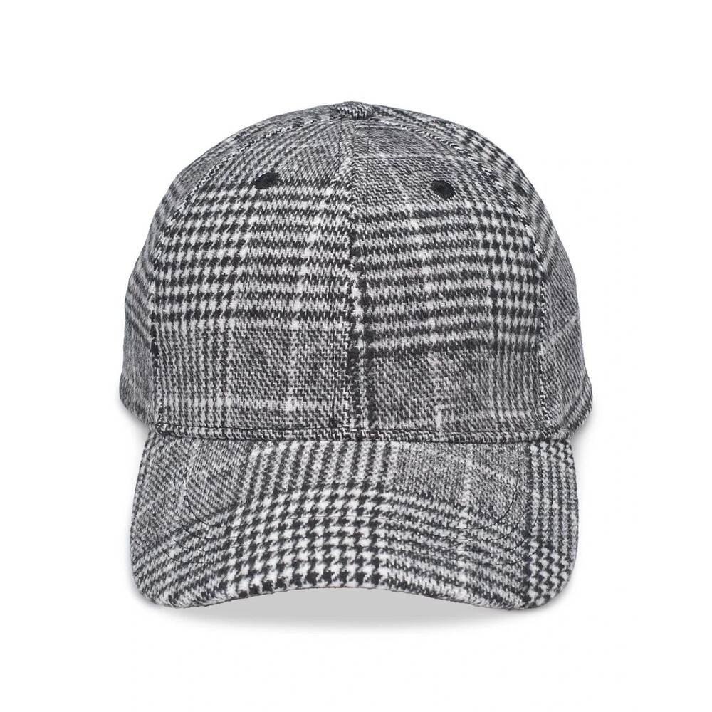 AQUA Women's Luxury Flannel Baseball Cap Grey One Size